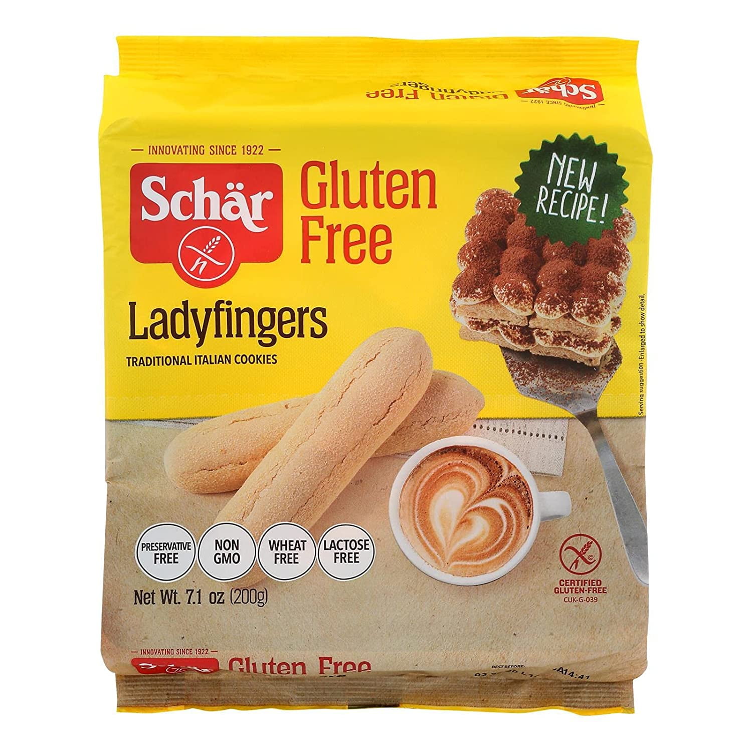 okies Ladyfingers Gluten Free Case of 67.1 Oz