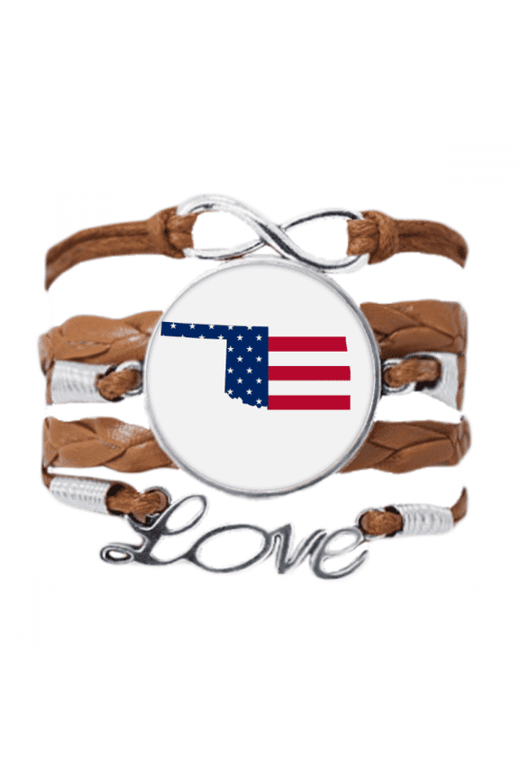 oklahoma bracelet love chain ornament wristband