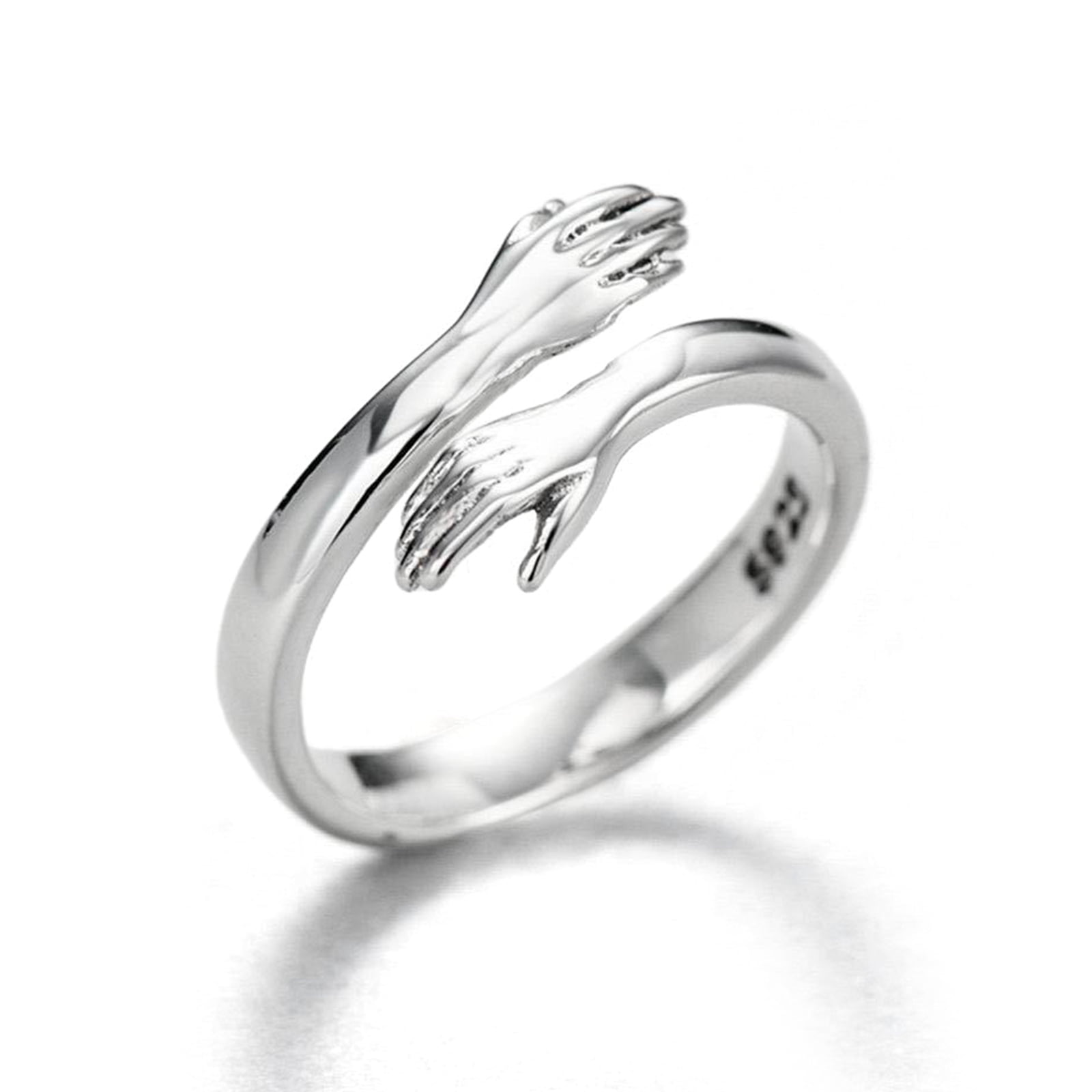 HOLDING HAND RING (925 PURE SILVER) – Au Revoir - Your Charm Is Waiting