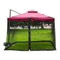 thumbnail image 1 of okwish Patio Net Umbrella Table Screen Cover Free Installation Table Screen Parasol Mosquito Net Cover, 1 of 10