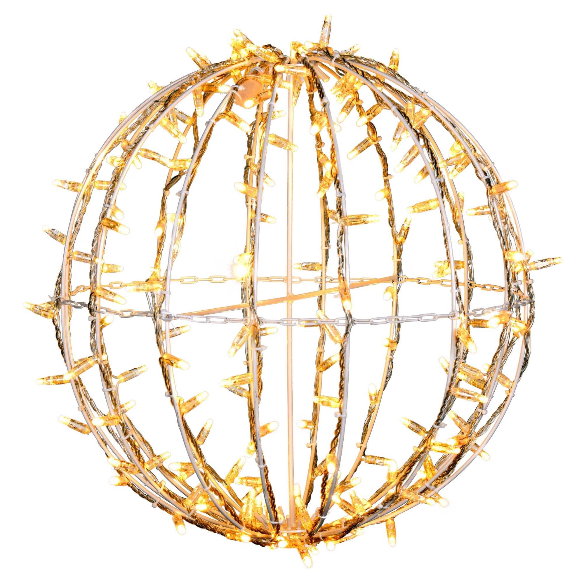 20" Warm White LED Twinkle Outdoor Hanging Sphere