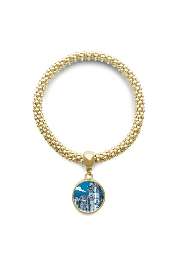 old castle medieval knights of eu emblem en bracelet round pendant jewelry chain