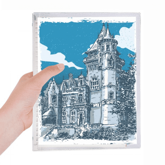 old castle medieval knights of eu emblem notebook loose diary refillable journal statiry