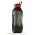 thumbnail image 1 of oliveware Jumbo 2 Litre Water Bottle, 100% Leak Proof, BPA Free Premium Plastic Bottle, for Home & Office, Sturdy with Holder, Pack of 1 - (Black_Red), 1 of 4