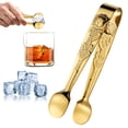 thumbnail image 1 of olkpmnmk 1Pc Mini Serving Tongs, Ice Tongs Mini Sugar Tongs, Stainless Steel Kitchen Utensils Set, Small Serving Tong and Tiny Kitchen Tong for Appetizers,Tea Party, Coffee Bar, 4.13 Inch, Gold, 1 of 9