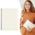 thumbnail image 1 of olkpmnmk 1Pc Ring Binder Cover Clean Transparent Soft PVC Journal Notebook, A5 160 Pages Spiral-bound Journal Notebook, Plastic Cover Notebook for Journaling, Planning, Classroom Essentials, 1 of 9