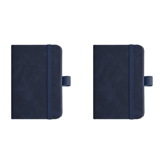 olkpmnmk 2Pcs Lined Journal Notebook, A7 Soft Cover Journal Bulk with Pen Case, 100 Sheets Thickened Softcover Sewed Notebook, Notebooks College Ruled for Note Taking, Classroom Office Essentials