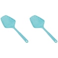 thumbnail image 1 of olkpmnmk 2Pcs Silicone Spatula, High Heat Resistant Silicone Spatula, Non Stick Kitchen Utensil, Nylon Silicone Spatula for Frying Boiling Pasta Dumplings, Non-Stick Pans, Blue, 1 of 5