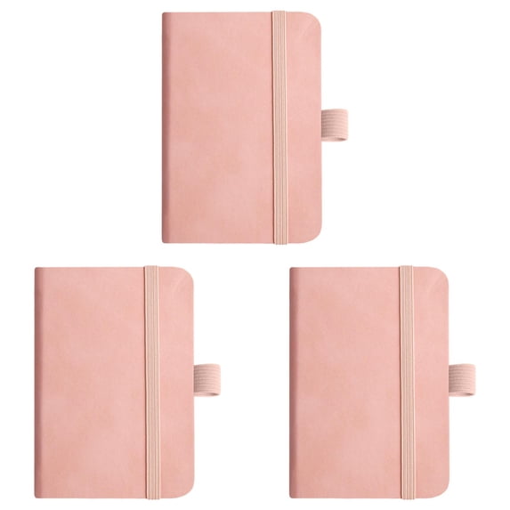 olkpmnmk 3Pcs Lined Journal Notebook, A7 Soft Cover Journal Bulk with Pen Case, 100 Sheets Thickened Softcover Sewed Notebook, Notebooks College Ruled for Note Taking, Classroom Office Essentials