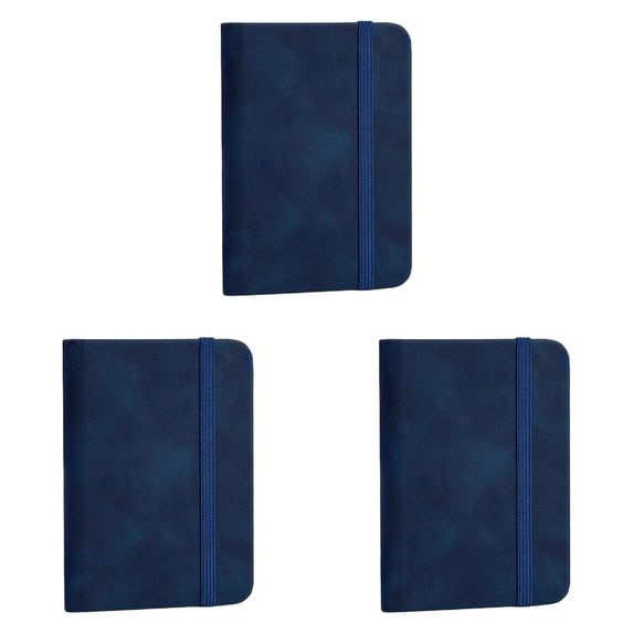 olkpmnmk 3Pcs Lined Journal Notebook, A7 Soft Cover Journal Bulk without Pen Case, 100 Sheets Thickened Softcover Notebook, Notebooks College Ruled for Note Taking, Classroom Office Essentials