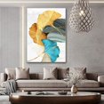 thumbnail image 1 of olkpmnmk 3Pcs Set Modern Abstract Flower Print Large Canvas Wall Art Painting, Unframed Clearance Wall Decor Picture for Home Living Room Bedroom Decoration, House Room Background Decor Essentials, 1 of 4