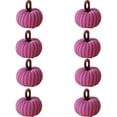 thumbnail image 1 of olkpmnmk 8Pcs Mini Crochet Pumpkins, Artificial Knit Pumpkins Fall Decor for Decorating Thanksgiving, Handmade Knit Pumpkins for Farmhouse Autumn Table Halloween Harvest Home Decor, 1 of 5