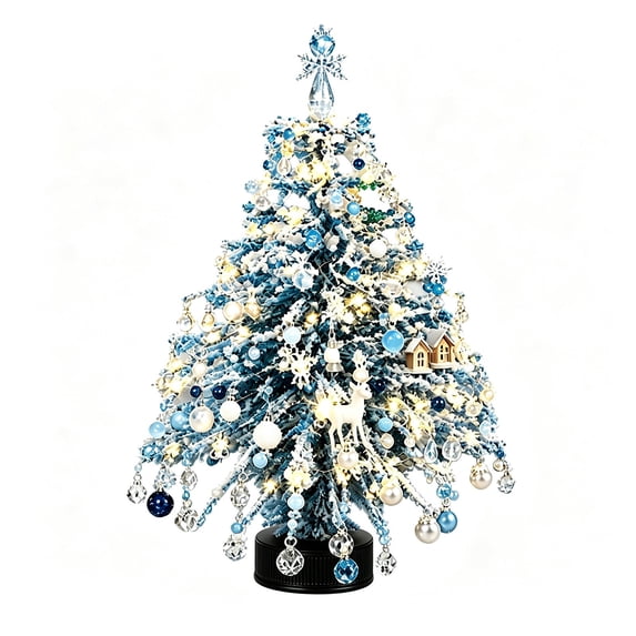 olkpmnmk Beaded Christmas Tree Kit, DIY Beaded Christmas Tree Kit Set for Adults,Diy Beaded Christmas Tree Kit with Warm Glow Lights, Jingle Beads Christmas Tree for Holiday Home Tabletop Decor