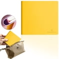thumbnail image 1 of olkpmnmk Blank Journal Notebook, A6 PU Leather Journals, 200 Pages Soft PU Leather Cover Ruled Writing Notebook, Lined Journal Notebook for Writing, Note Taking, Business, Office Classroom, Yellow, 1 of 6