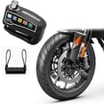 thumbnail image 1 of olkpmnmk Disc Brake Anti-Theft Lock, Heavy Duty Motorcycle Disc Lock, Portable Wheel Security Lock for Motorcycles, E-Bikes and Scooters Including 1.2m Reminder Cable for Scooter E, 1 of 6