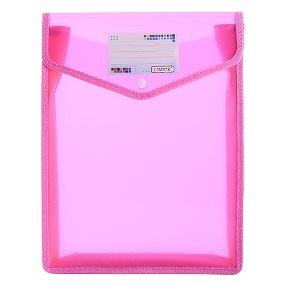 olkpmnmk Expanding File Folder Document Organizer Waterproof Transparent Document Holder Expandable File Organizer File Folder Organizer Accordion File Organizer Folders For Documents Pink 7.5"x9.8"