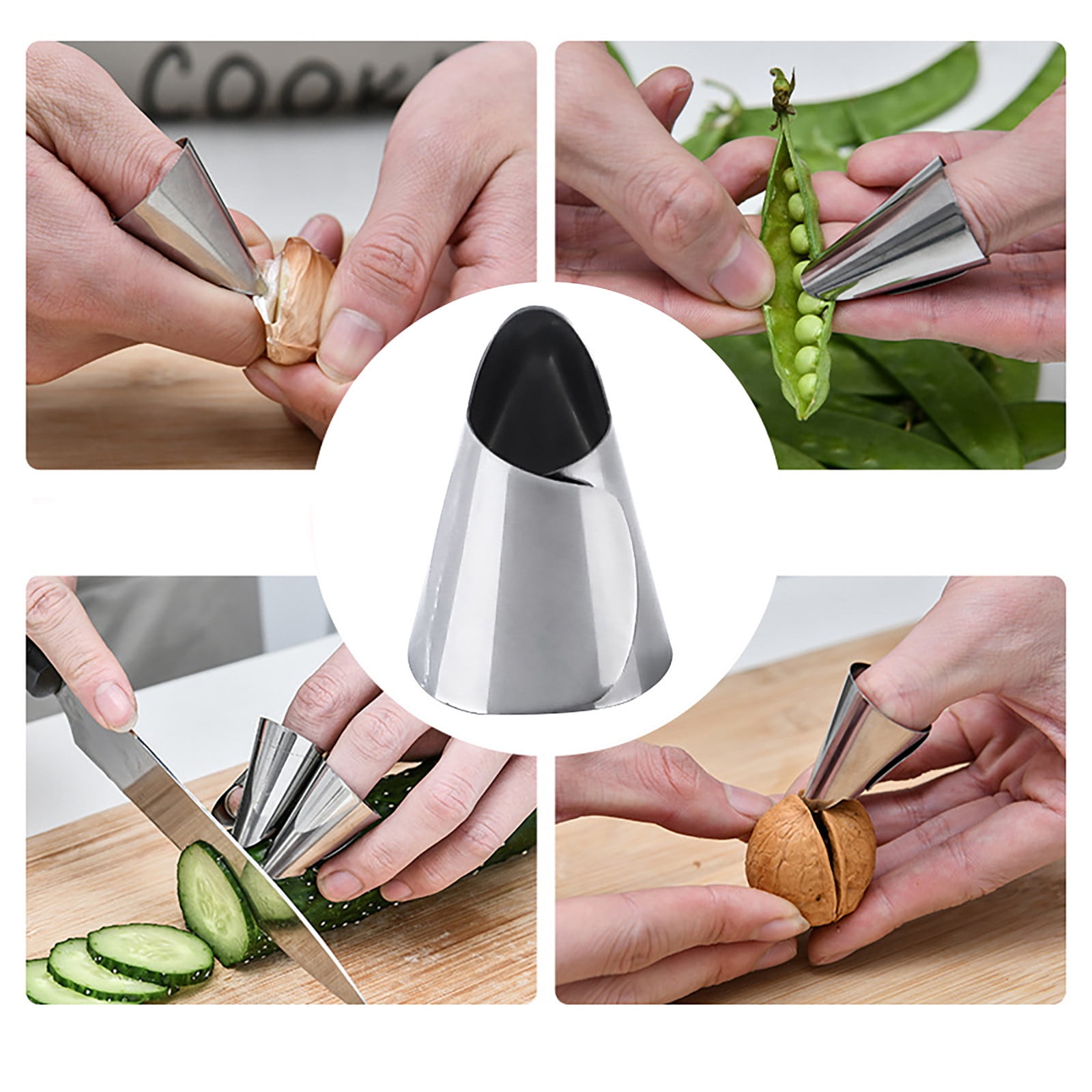 olkpmnmk Finger Guards For Cutting Food Kitchen Essentials Finger Guard Hand Protector Sheller