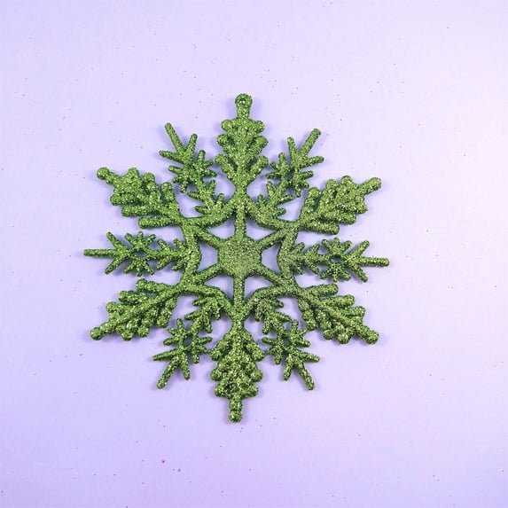 olkpmnmk Glitter Snowflake Hanging Ornaments, Snow Flakes Decorating Hanging, Cut Out Snowflake Pendants for Christmas Tree, Winter Holiday Home and Shop Window Seasonal Winter Wonderland Decorations