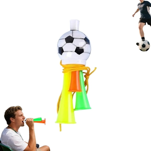 olkpmnmk Handheld Loud Blow, Plastic Trumpet Horn Blow Horn, Loud Sound Soccer Horn Cheer Horn for Sporting Events Graduation Classroom Party Supplies Favors Accessories, 5.12 Inch