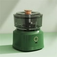 thumbnail image 1 of olkpmnmk Kitchen Gadgets Kitchen Essentials Electric Mini Garlic Chopper Portable Food Processor Vegetable Chopper Onion Mincer Cordless Meat Grinder With USB Ch Kitchen Accessories Clearance Items, 1 of 5