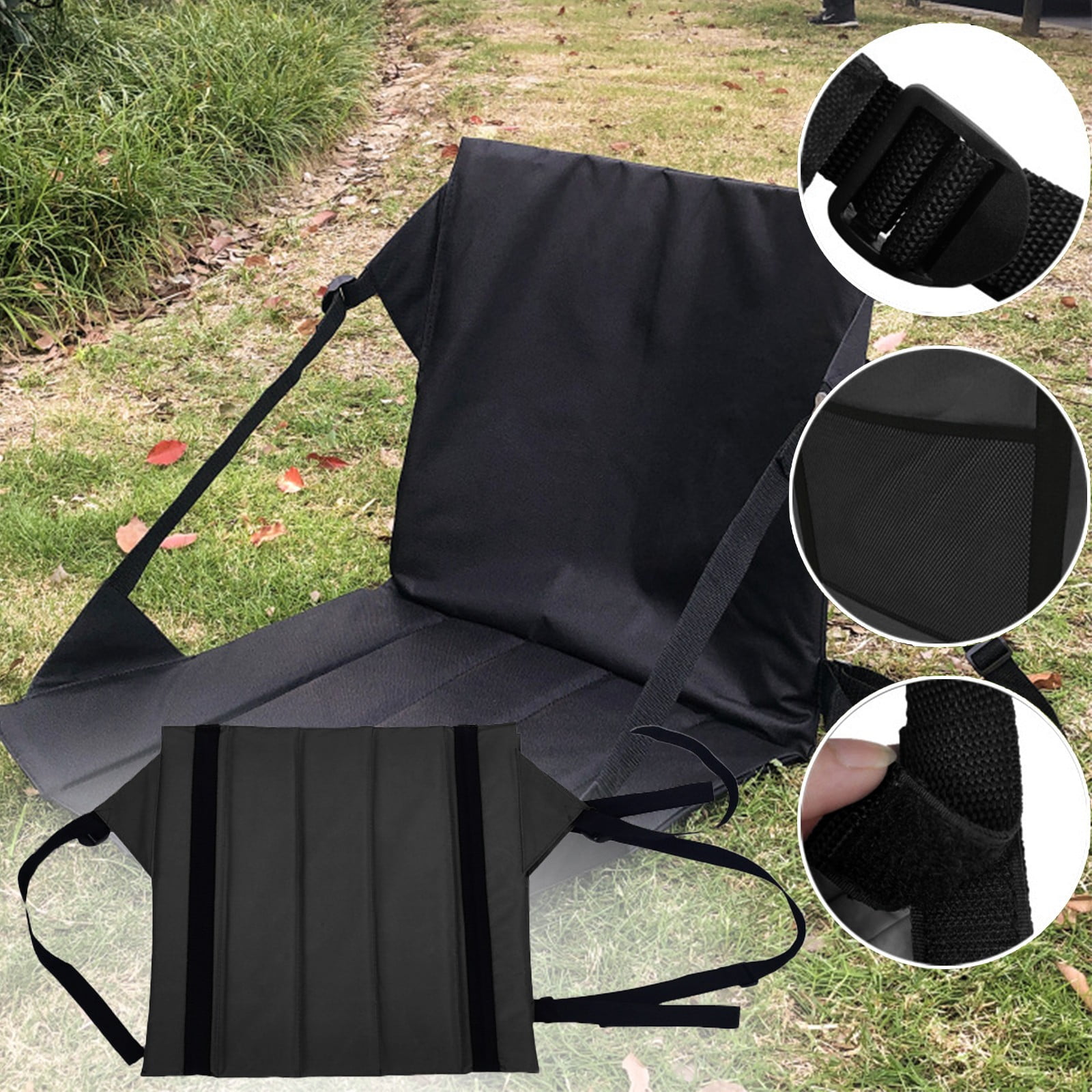 olkpmnmk Portable Camping Chair Outdoor Folding Chairs Seat Cushion Seat Mat With Backrest Foldable Thermal Cushion Stadium Cushion Floor CushionCamping Chairs Clearance Items Walmart