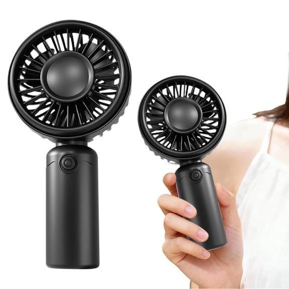 olkpmnmk Small Handheld Personal Fan, USB Rechargeable Battery Lightweight Fan, Mini Portable Handheld & Desktop Fan for Travel, Outdoor Essentials, Summer Essentials Gifts for Women