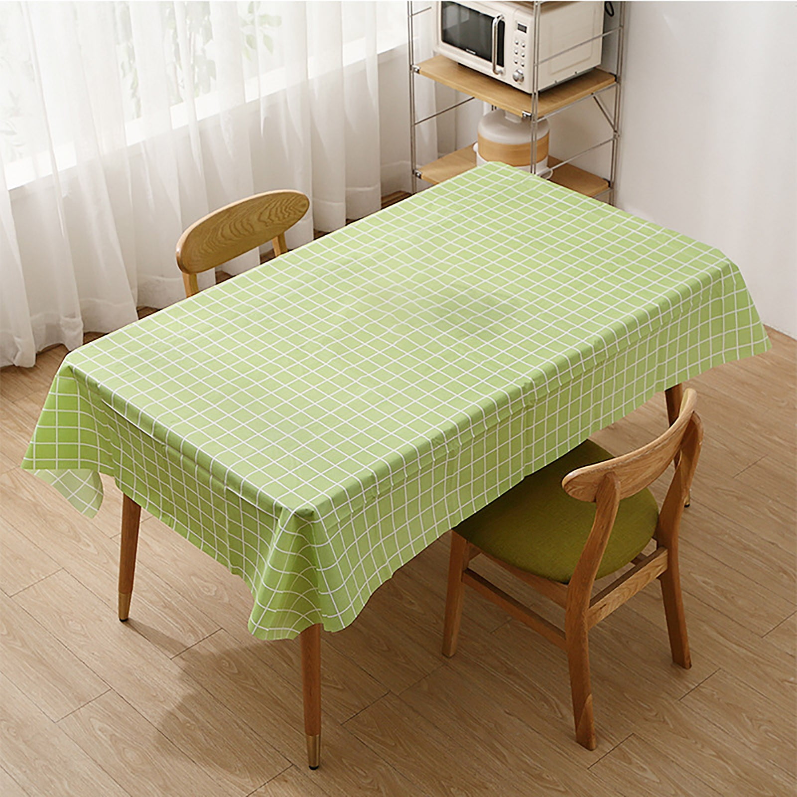 4 Pack Red & White Gingham Plastic Table Runners - Disposable Decor For Parties, Weddings, Picnics