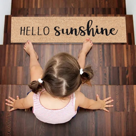 olkpmnmk Welcome Doormat, Door Mat Outside Inside Hello Doormat, Durable Floor Mat Non Slip Mat Ultra Absorb Mud Easy Clean Front Doormat for Garage, Entryway, Patio, Farmhouse Decor