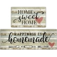 thumbnail image 1 of omezin Kitchen Mat Set of 2, Anti-Fatigue Kitchen Rugs Non-Slip Kitchen Floor Mats, First New Home Warming Gifts - Home Sweet Home Kitchen Decor, 17"x 30"+17"x 47", 1 of 6