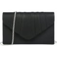 thumbnail image 1 of Omlopp Women's Evening Bag Pleated Envelope Clutch Handbag Wedding Party Bridal Purse-Black, 1 of 7