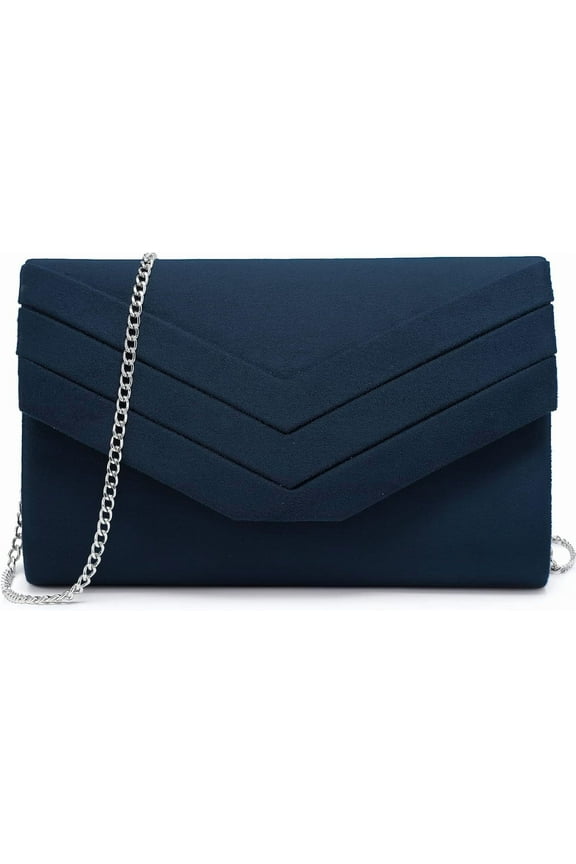 Women's Evening Bags Formal Party Clutches Wedding Purses Cocktail Prom Handbags-navy