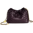 thumbnail image 1 of Omlopp Woven Women's Crossbody Bag & Evening Purse, Trendy Dumpling Clutch & Hobo Cloud Shoulder Bag Trendy Dumpling Clutch, 1 of 8