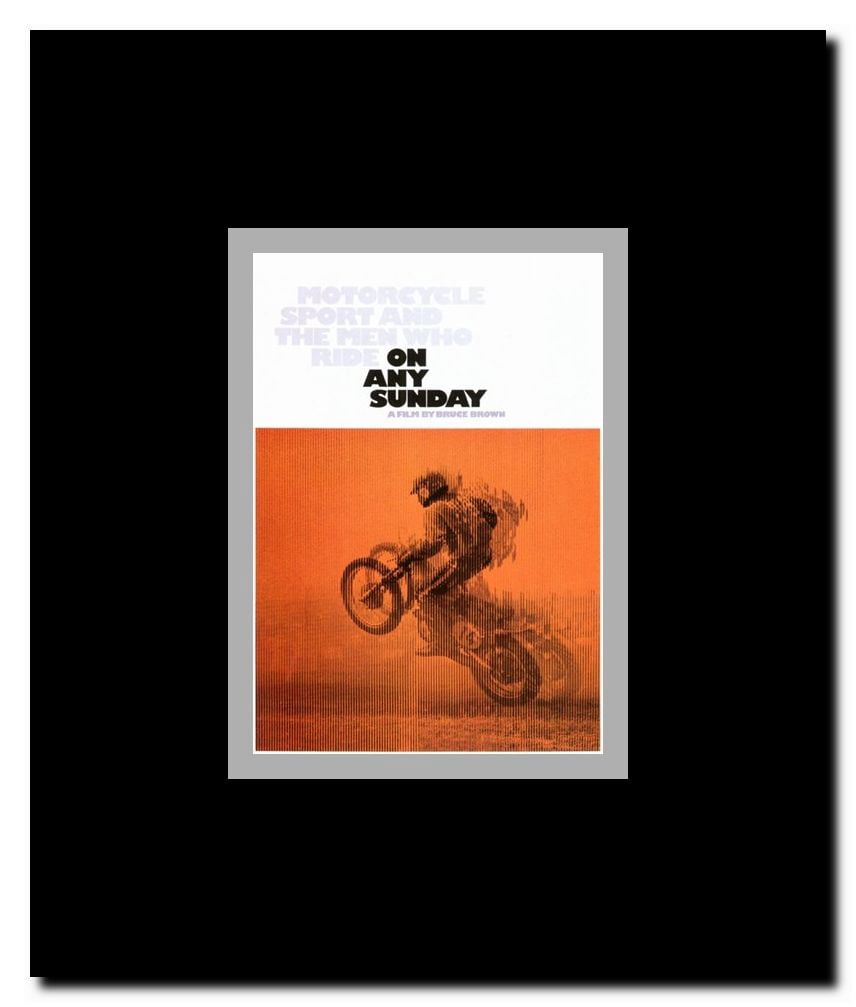 on Any Sunday Framed Movie Poster