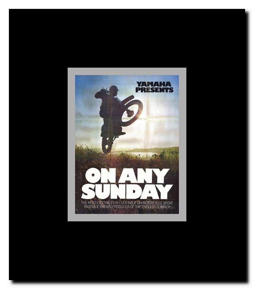on Any Sunday Framed Movie Poster