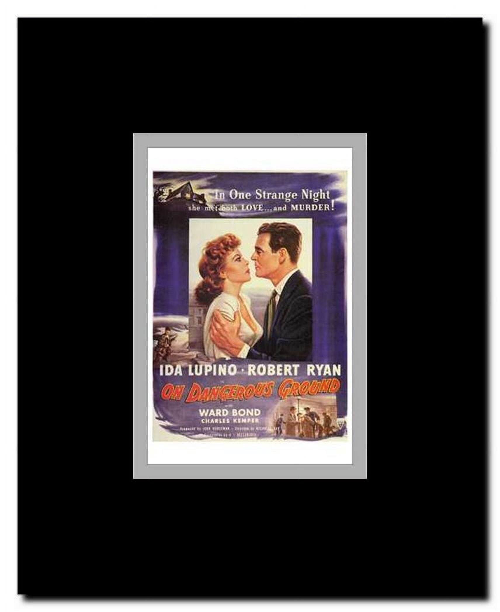 on Dangerous Ground Framed Movie Poster