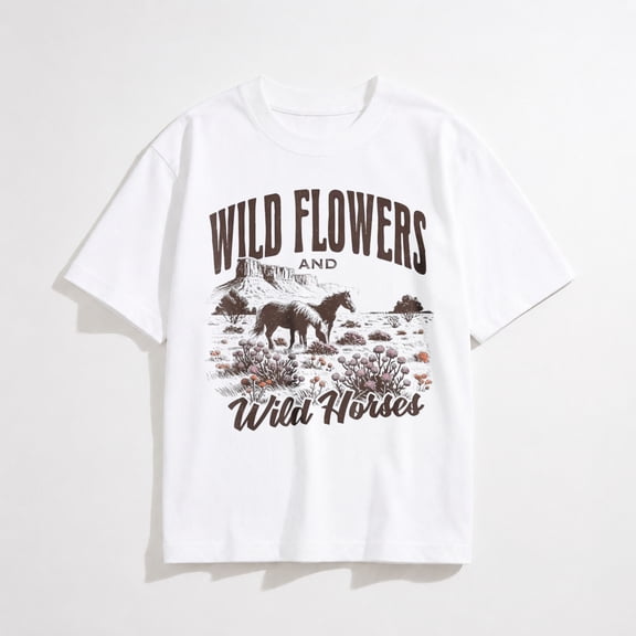 on Horse Cowboy T-Shirt