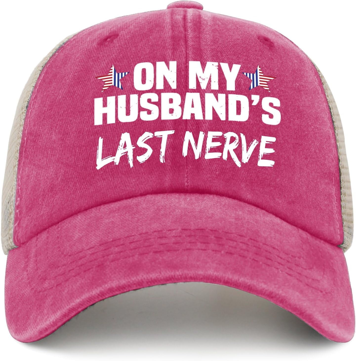 on My Husbands Last Nerve hat Men Funny Cycling caps for Women Cycling caps Humor Unique Gifts for Artists Walmart