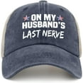 on My Husbands Last Nerve hat Men Funny Cycling caps for Women Cycling