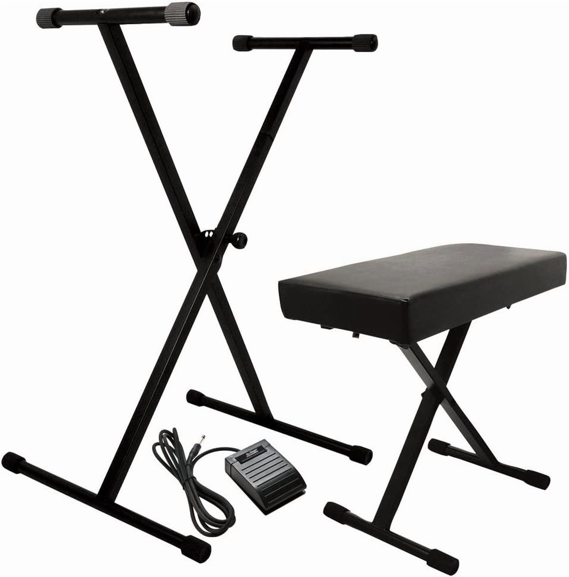 On-Stage KPK6520 Keyboard Stand/Bench Pack with KSP20 Sustain Pedal