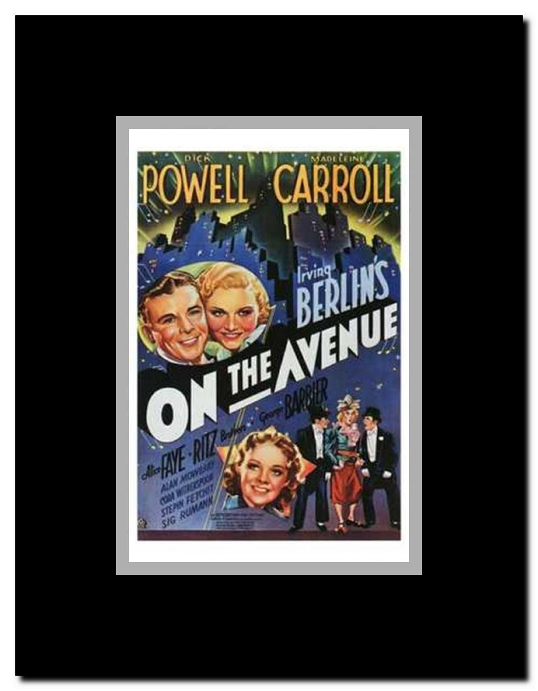 on the Avenue Framed Movie Poster