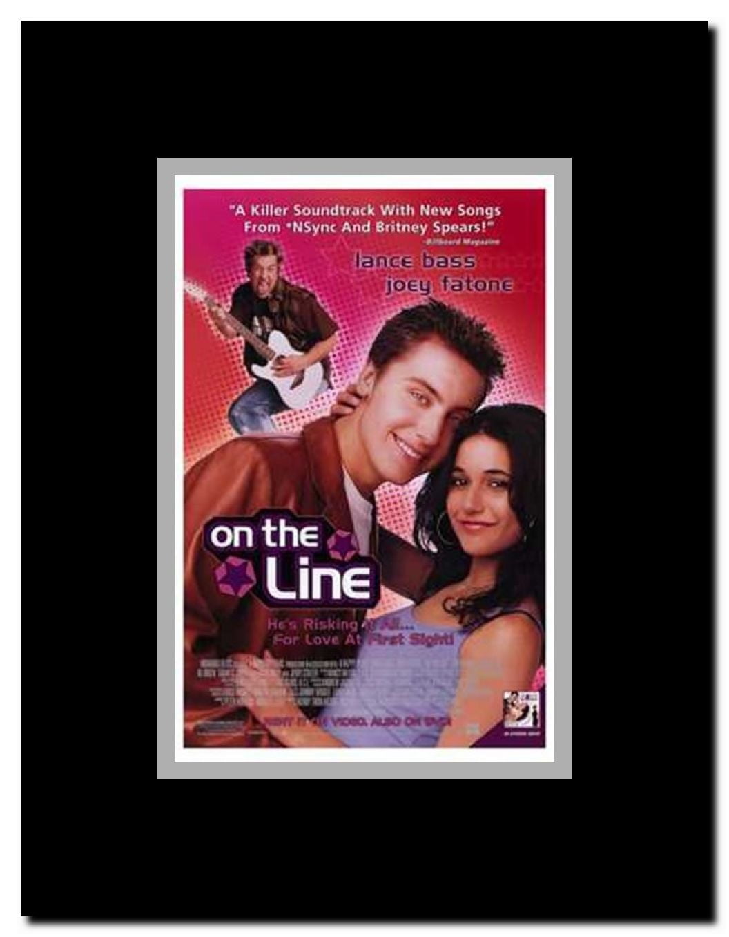 on the Line Framed Movie Poster