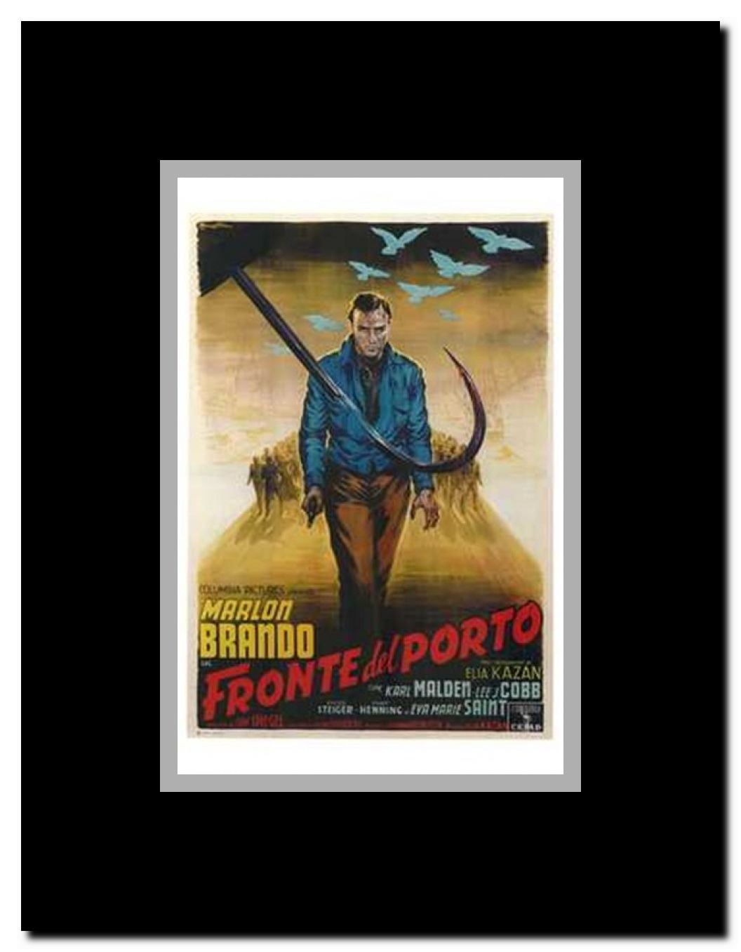 on the Waterfront Framed Movie Poster