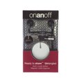 thumbnail image 1 of onanoff LoveBuds High-Definition Earbud w MAGNEAT and Built-In Audio Splitter - White, 1 of 5