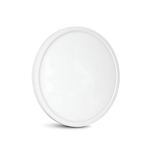 onbulb- Commercial-Grade LED 15" Flush Mount Ceiling Light, HIGH Output 4000 Lumens, only 30 watts, HIGH Efficiency, 2700k,3000k,3500k,4000k,5000k, Dimmable, Quality LED Chips,120V, Modern & Slim