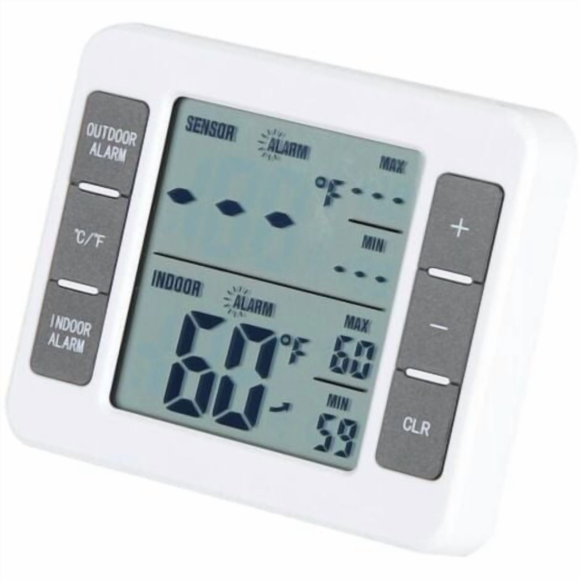 one for one Wireless Digital Freezer Thermometer Indoor/Outdoor Temperature Sensor with Audible Alarm