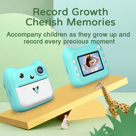 one-piece children's printer allows you to take photos and print them instantly, recording your growth and cherishing memories.