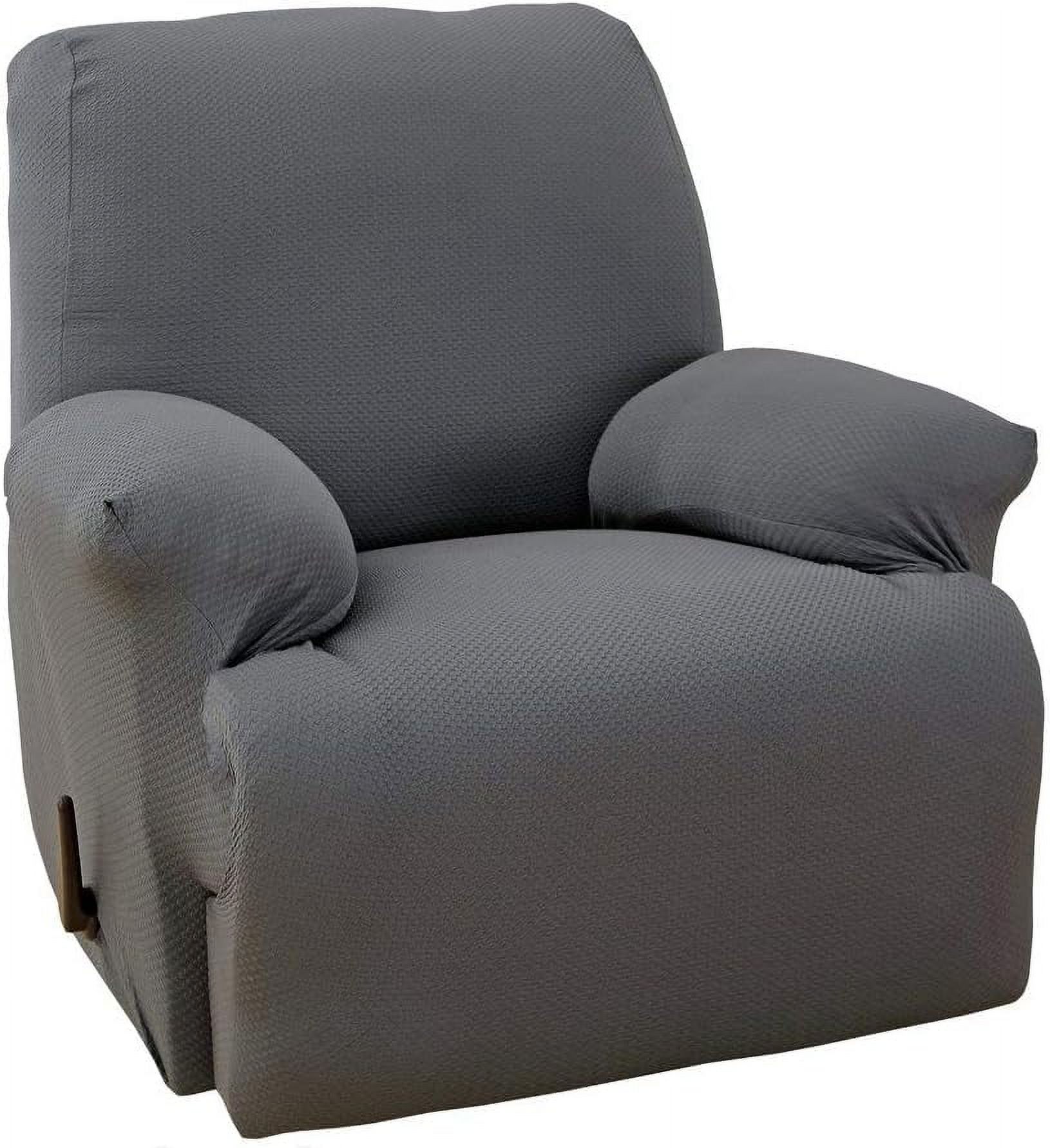 one piece stretch recliner slipcover stretch fit furniture chair