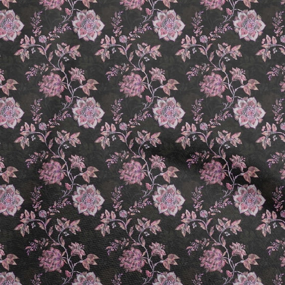 oneOone Cotton Cambric Black Fabric Batik Diy Clothing Quilting Fabric Print Fabric By Yard 42 Inch Wide