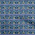 thumbnail image 1 of oneOone Cotton Cambric Blue Fabric Arabic Moroccan Sewing Craft Projects Fabric Prints By Yard 56 Inch Wide, 1 of 4