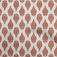 thumbnail image 1 of oneOone Cotton Cambric Brown Fabric Asian Floral Traditional Craft Projects Decor Fabric Printed By The Yard 42 Inch Wide, 1 of 4